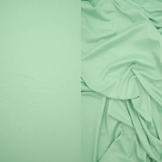 1 Yard DTY Brushed Solid Fabric Soft Stretch Smooth Texture 58/60" Wide Sage LT {1}