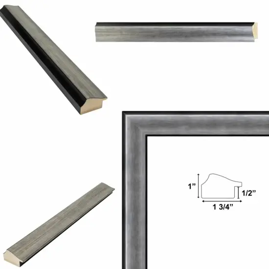 Raiders Silver/Black Gunmetal Picture Frame 28x28 frame {3}