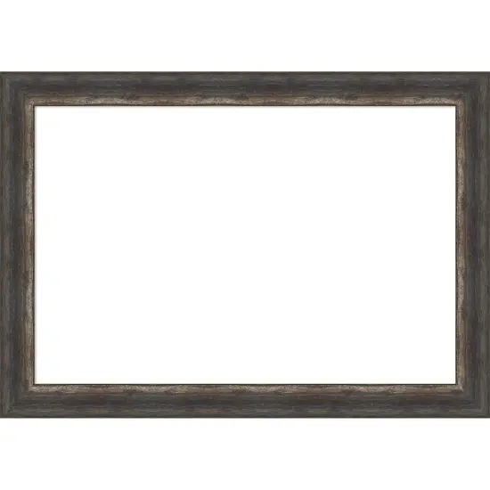 Bark Rustic Framed Dry Erase Magnetic Board Bark Grey {6}