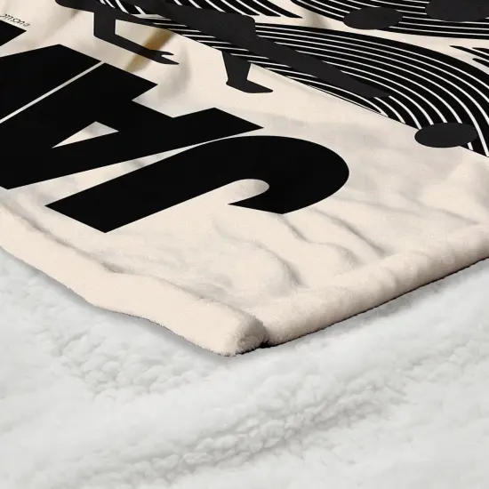 Universal Jaws Silk Touch Sherpa Throw Blanket Duotone Poster {5}