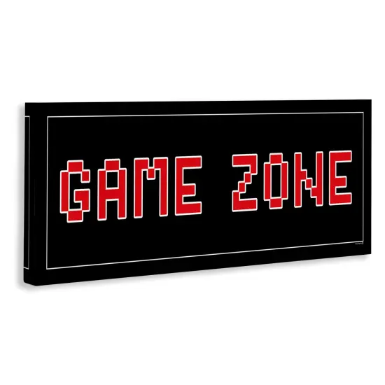 Stupell Industries Pixel Style Game Zone Canvas By Yass Naffas Designs {3}