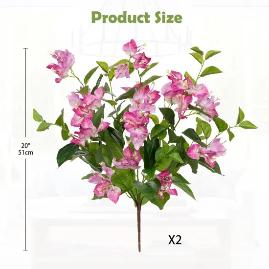 2Pcs Bougainvillea Artificial Flowers {3}