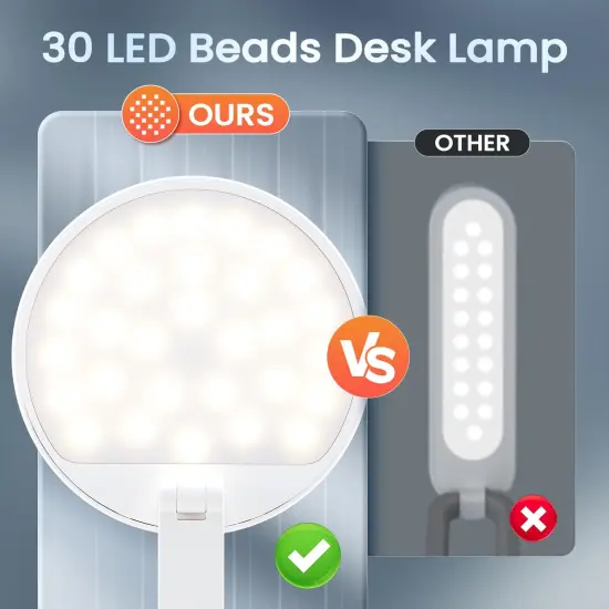 Battery Operated Lamp Rechargeable Lamp Foldable & Portable Light, 8 Brightness Dimmable Cordless Lamp Rechargeable Light Wireless Lamp Mini Lamp, Battery Lamp Battery Lights Nail Light for Desk, LED {5}