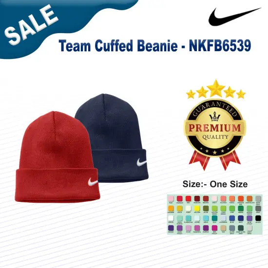 Nike&reg; Team Cuffed Beanie Gorge Green {3}