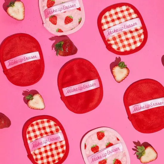 MAKEUP ERASER STRAWBERRY FIELDS 7-DAY SET {5}