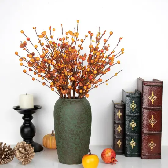 17in/43cm Tall Artificial Fall Berry Picks Autumn {3}
