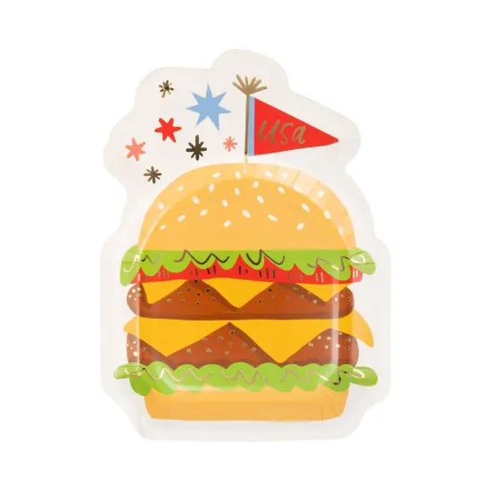 BURGER SHAPED PLATES {1}