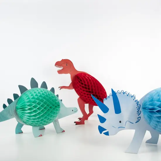 HONEYCOMB DINOSAUR DECORATIONS {3}