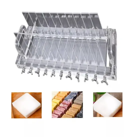 Handmade Soap Cutter Acrylic Cutting Machine Wire Slicer Soap Making Loaf Mold {3}