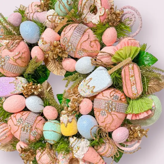 Easter Wreath -Pastel Sweet Wreath {2}