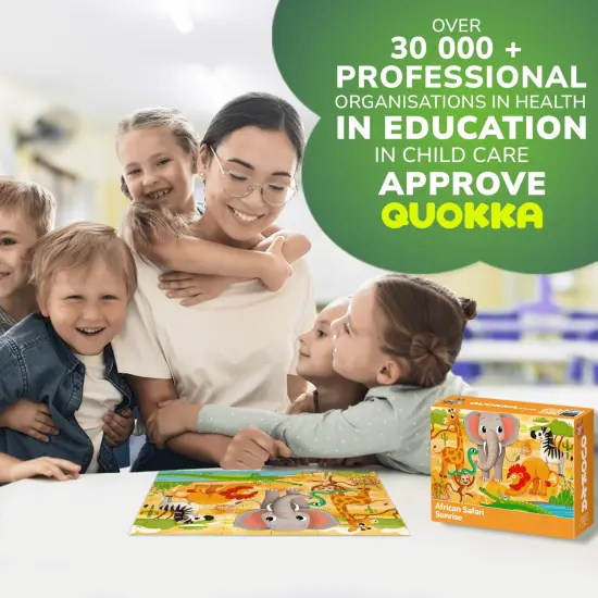 30 Pcs Jigsaw Puzzles for Kids | Africa Animals {2}