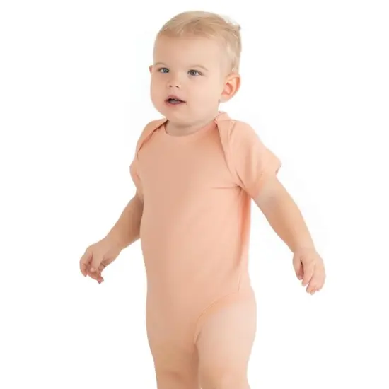 Rabbit Skins&reg; Infant Fine Jersey Bodysuit - 4424 Peachy {1}