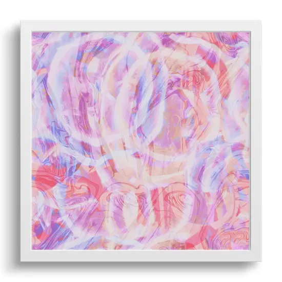 Soft Circles | Pastel Distressed Collage Art {1}