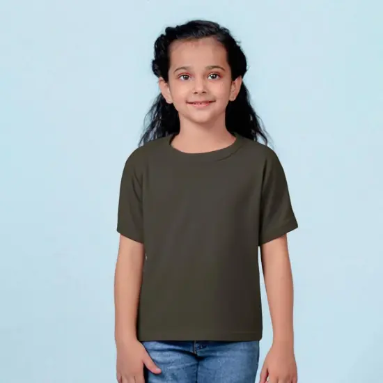 Gildan&reg; Heavy Cotton Youth Crewneck Short Sleeve T-Shirt - 5000B Charcoal {1}