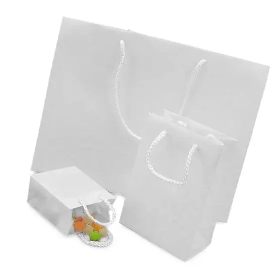 Heavy Duty Frosted Euro Tote 8" x 4" x 10" {3}