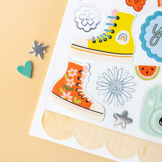 Shimelle Live The Dream Foam Stickers-12"X12" {6}