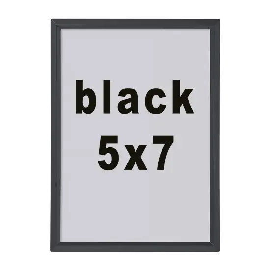 5x7 Black Picture Frame &ndash; Lightweight, Durable, Easy Display &ndash; Wall or Tabletop Use {6}