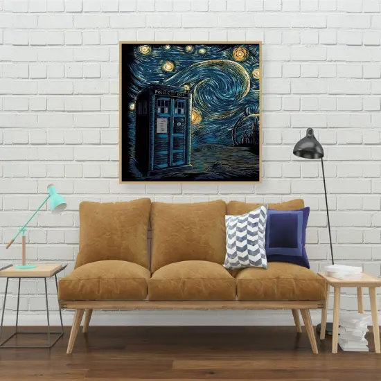 Mysterious Starry Sky Diamond Painting Kit - 12X12 inch {3}