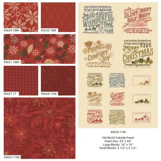 Old World Yuletide Fat Quarter Bundle by Fancy That Design House for Moda (45620AB) {6}