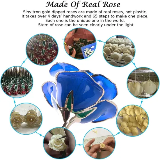 Gold Dipped Infinity Rose {3}