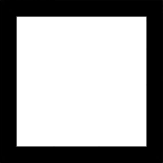 Basic Framed Dry Erase Magnetic Board Black {1}