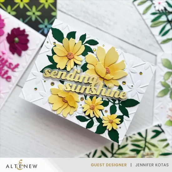 Petal Palooza 3D Embossing Folder {4}