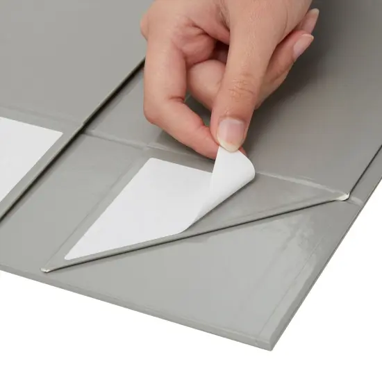 6 Pack Magnetic Gift Boxes with Lids, 9.5 x 7 x 4 Inches for Birthday, Wedding, Groomsman and Bridesmaid Proposal Box (Gray) {6}