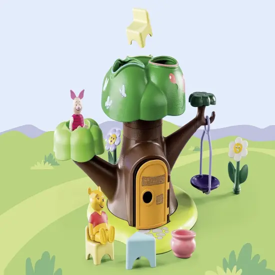 Playmobil 1.2.3 & Disney: Winnie's & Piglet's Tree House {4}