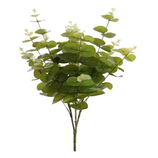 2PC 20" Eucalyptus Bush &ndash; 75 Lifelike Leaves, Realistic Texture, Spring Collection 2025 {1}