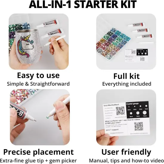 10000Pcs 5mm Flat Back Rhinestones with Glue - Multicolored {5}