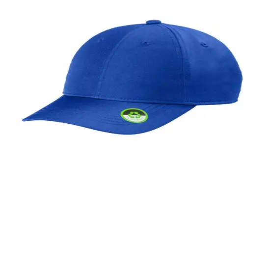 Port Authority&reg; Eco Cap, Low Profile Unstructured Recycled Polyester Twill Hat with Hook-and-Loop Closure True Royal {1}