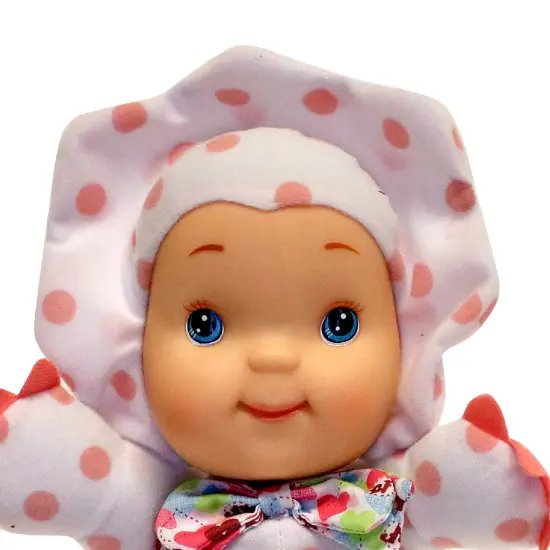 Baby's First: Dino Friends Baby Doll - Polka Dot Dinosaur Outfit, Press Doll's Tummy To Hear Roar & Giggle Sounds, Soft & Cuddly Toy, Kids-Toddlers 1+ {7}