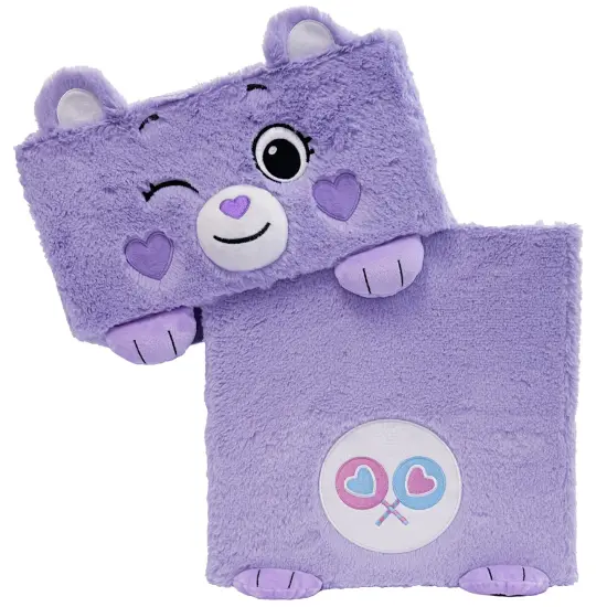 Care Bears: Storables 12" Box - Share Bear - Purple Character Themed Bin, Fabric Storage Container, Opening Top Lid, Holds Toys Books & More, Licensed {4}