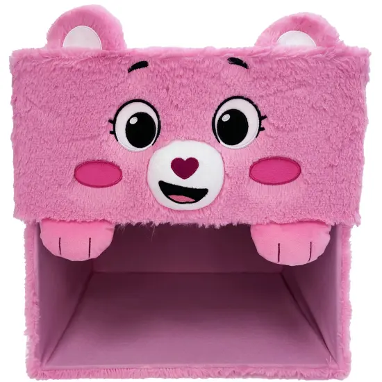 Care Bears: Storables 12" Box - Cheer Bear - Pink Character Themed Bin, Fabric Storage Container, Opening Top Lid, Holds Toys, Books & More, Licensed {5}