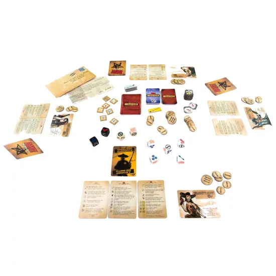 BANG! Dice Explosion - Dice Rolling Competitive Game, Previous Expansions Included, Character Cards, Western Themed, Ages 8+, 3-8 Players, 15 Mins {3}