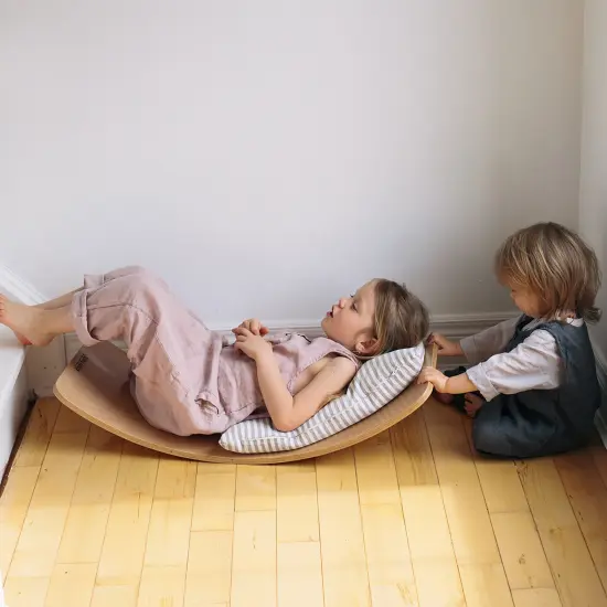 Kinderfeets: Kinderboard - Natural - All Ages Wooden Balance Board, Multifunctional Use, Handcrafted, 300 Lbs Max,Toddler-Kid-Teen-Adult Age 18mo+ {7}