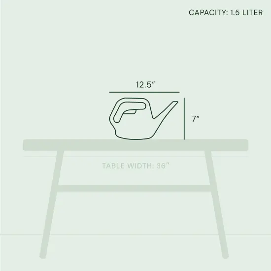 Bloem Translucent Watering Can: 0.4 Gallon - Goldfinch Yellow - Resin, Indoor and Outdoor Use, Gardening, Small Watering Can For Small Space Use {5}