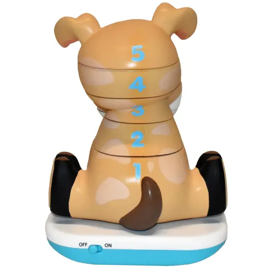Stack-a-Roos Pals: Labrador Puppy - Lights & Sounds, 5pc Stacking Animal Tower, Build & Learn To Count, Nesting STEM Toy, Baby-Toddlers Ages 12 mo+ {4}