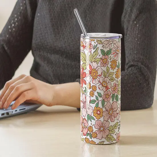 Craft Express 4 Pack 20oz Stainless Steel Sublimation Mugs with Sliding Lids {3}