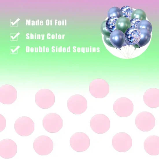 Confetti Round Glitter Table Confetti Dots - Pink {2}