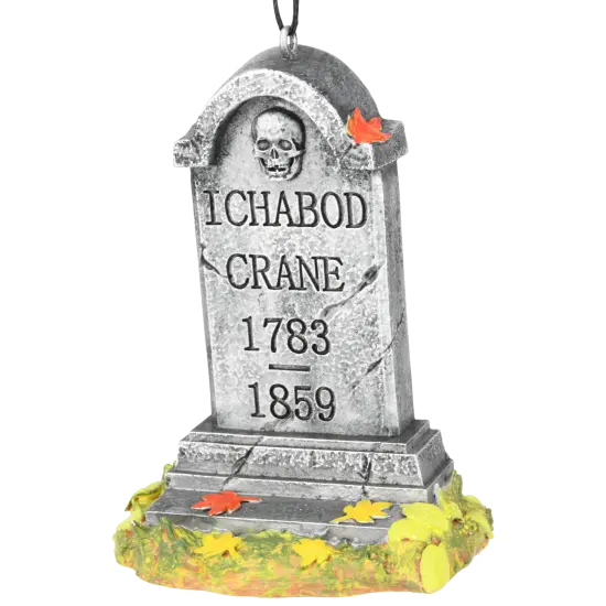 Tree Buddees Ichabod Crane Tombstone Halloween Ornament Sleepy Hollow Decoration {1}