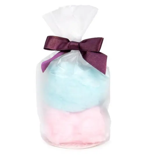 Frosted Round Bottom Gusset Bags w/ Paper Base 4" x 10" 50 pack RPBGF4 {1}