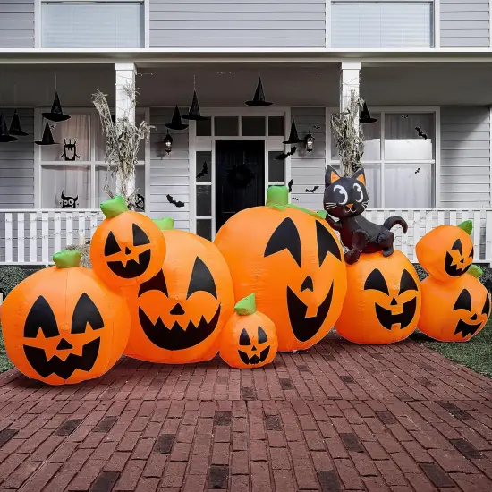 8 Pcs - 10 FT Long Halloween Inflatables Outdoor Decorations {6}