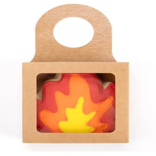 Kraft Wine Bottle Box 3 5/8" x 1 1/8" x 3 5/8" 25 pack FS356 {1}