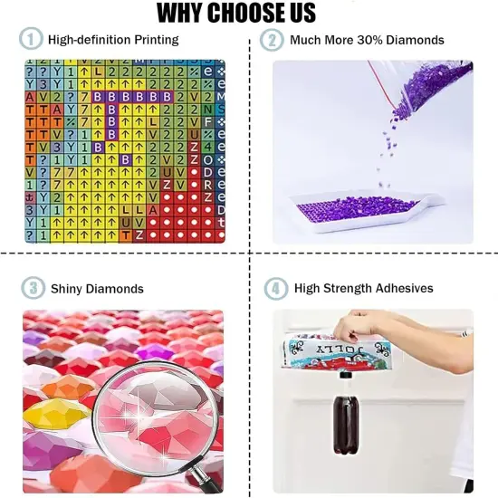 Golden Sun and Moon Diamond Painting Kits - 12x16inch {2}