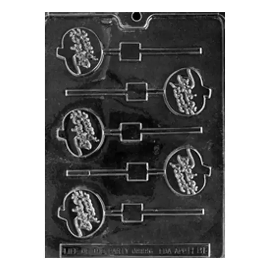 Trick Or Treat Pumpkin Lolly Chocolate Mold for Spooky Halloween Treats {2}