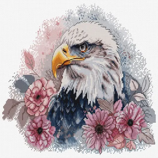 Hunting Eagle BM3021L Counted Cross-Stitch Kit {1}