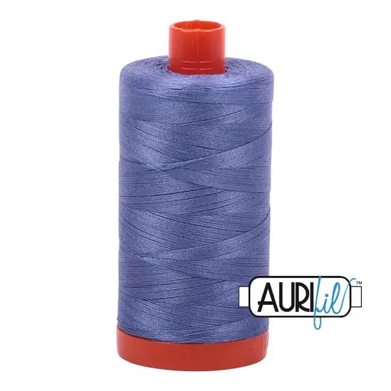 2525 Dusty Blue Violet Aurifil Cotton 50wt Large Spool {1}