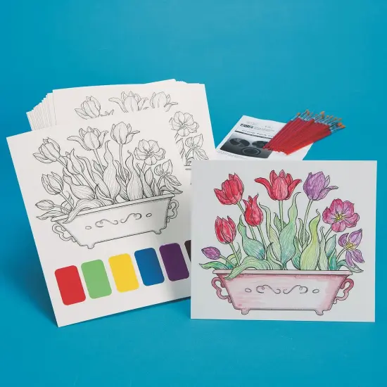 Paint Palette Craft Kit: Tulips (Pack of 24) {3}