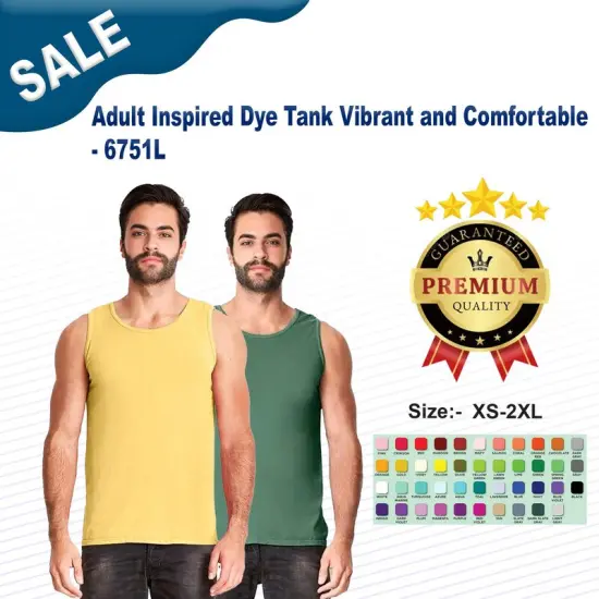 Next Level Apparel&reg; Adult Inspired Dye Tank Vibrant and Comfortable Clover {2}